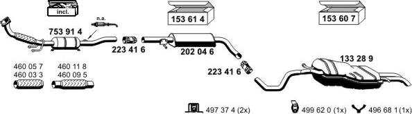 ERNST 070686 - Система випуску ОГ autocars.com.ua