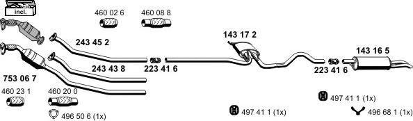 ERNST 070693 - Система випуску ОГ autocars.com.ua