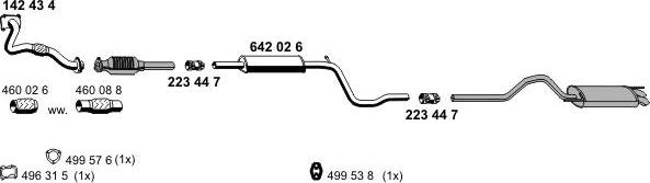 ERNST 070793 - Система випуску ОГ autocars.com.ua