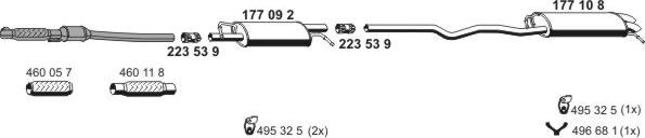 ERNST 070834 - Система випуску ОГ autocars.com.ua