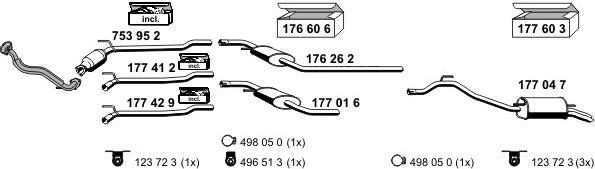 ERNST 070962 - Система випуску ОГ autocars.com.ua