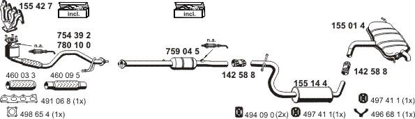 ERNST 070988 - Система випуску ОГ autocars.com.ua