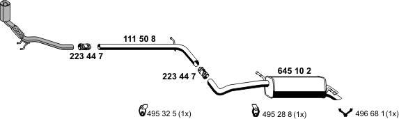 ERNST 070989 - Система випуску ОГ autocars.com.ua