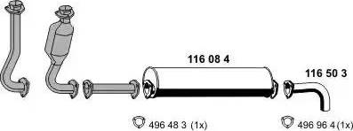 ERNST 071037 - Система випуску ОГ autocars.com.ua