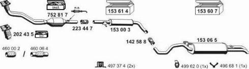 ERNST 071083 - Система випуску ОГ autocars.com.ua