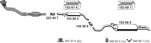 ERNST 071084 - Система випуску ОГ autocars.com.ua