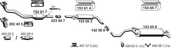 ERNST 071089 - Система випуску ОГ autocars.com.ua