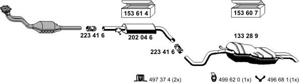 ERNST 071140 - Система випуску ОГ autocars.com.ua
