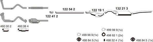ERNST 071165 - Система випуску ОГ autocars.com.ua
