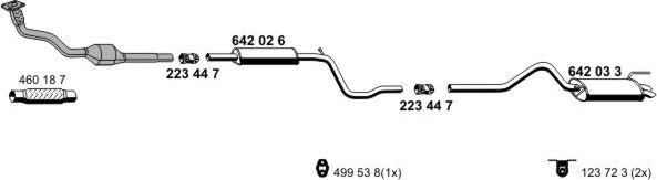 ERNST 071172 - Система випуску ОГ autocars.com.ua