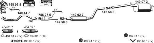 ERNST 071253 - Система випуску ОГ autocars.com.ua