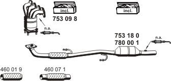 ERNST 071269 - Система випуску ОГ autocars.com.ua