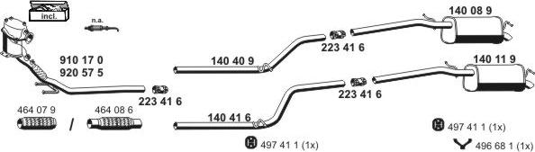 ERNST 071303 - Система випуску ОГ autocars.com.ua