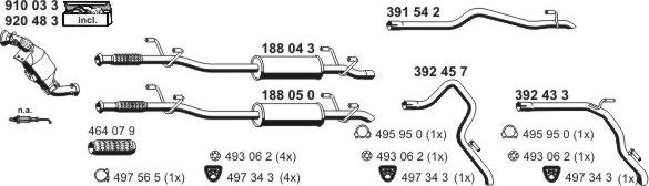 ERNST 071340 - Система выпуска ОГ avtokuzovplus.com.ua