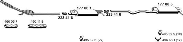 ERNST 071456 - Система випуску ОГ autocars.com.ua