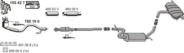 ERNST 071498 - Система випуску ОГ autocars.com.ua