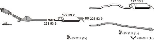 ERNST 071536 - Система випуску ОГ autocars.com.ua
