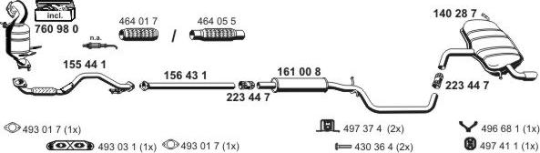 ERNST 071590 - Система випуску ОГ autocars.com.ua