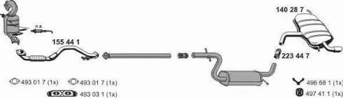 ERNST 071591 - Система випуску ОГ autocars.com.ua