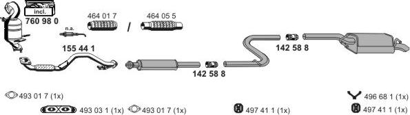 ERNST 071593 - Система випуску ОГ autocars.com.ua