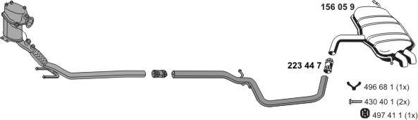 ERNST 071621 - Система випуску ОГ autocars.com.ua