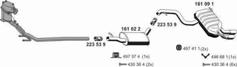 ERNST 071696 - Система випуску ОГ autocars.com.ua