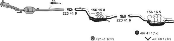 ERNST 071726 - Система випуску ОГ autocars.com.ua