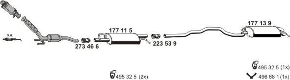 ERNST 071899 - Система випуску ОГ autocars.com.ua