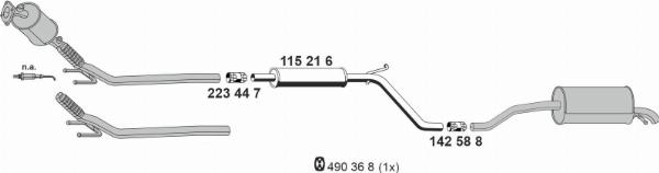 ERNST 072029 - Система випуску ОГ autocars.com.ua