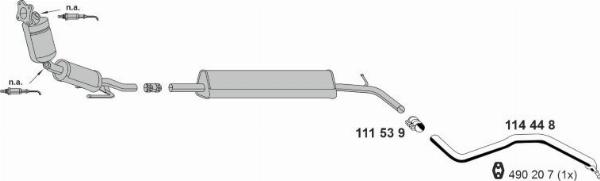 ERNST 072095 - Система випуску ОГ autocars.com.ua
