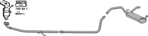 ERNST 080381 - Система випуску ОГ autocars.com.ua