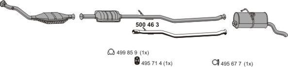 ERNST 090378 - Система випуску ОГ autocars.com.ua