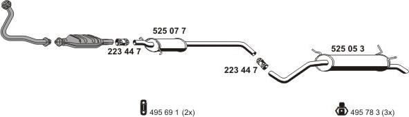 ERNST 100116 - Система випуску ОГ autocars.com.ua