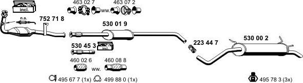 ERNST 100130 - Система випуску ОГ autocars.com.ua