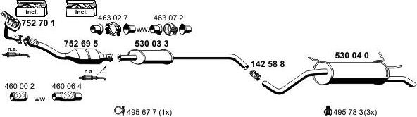 ERNST 100267 - Система випуску ОГ autocars.com.ua