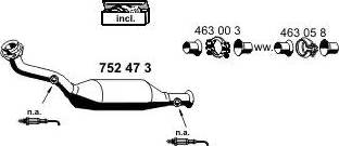 ERNST 100305 - Система випуску ОГ autocars.com.ua