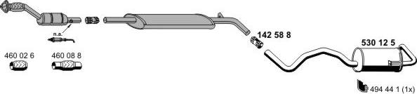 ERNST 100352 - Система випуску ОГ autocars.com.ua