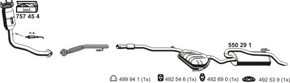 ERNST 120129 - Система випуску ОГ autocars.com.ua