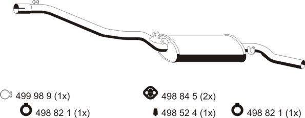 ERNST 122016 - Глушник вихлопних газів кінцевий autocars.com.ua