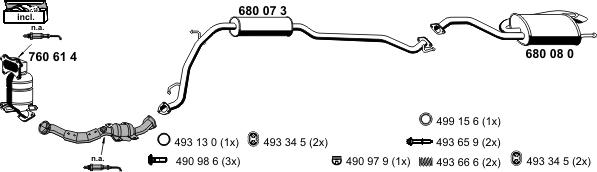 ERNST 140079 - Система випуску ОГ autocars.com.ua