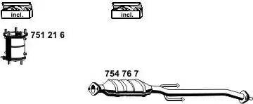 ERNST 150074 - Система випуску ОГ autocars.com.ua