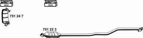 ERNST 150075 - Система випуску ОГ autocars.com.ua