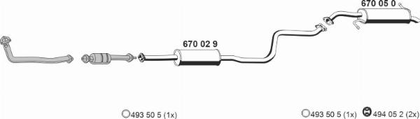 ERNST 150160 - Система випуску ОГ autocars.com.ua