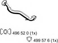 ERNST 176569 - Труба вихлопного газу autocars.com.ua