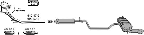ERNST 190201 - Система випуску ОГ autocars.com.ua