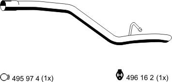 ERNST 314503 - Труба выхлопного газа avtokuzovplus.com.ua
