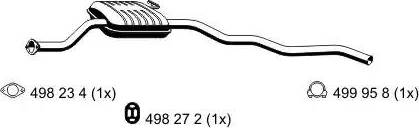 ERNST 324151 - Предглушитель выхлопных газов avtokuzovplus.com.ua