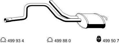 ERNST 343077 - Глушитель выхлопных газов, конечный avtokuzovplus.com.ua