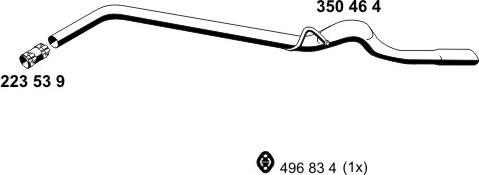 ERNST 350464 - Труба выхлопного газа avtokuzovplus.com.ua