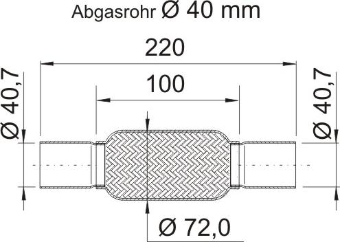 ERNST 460149 - Гофрована труба вихлопна система autocars.com.ua